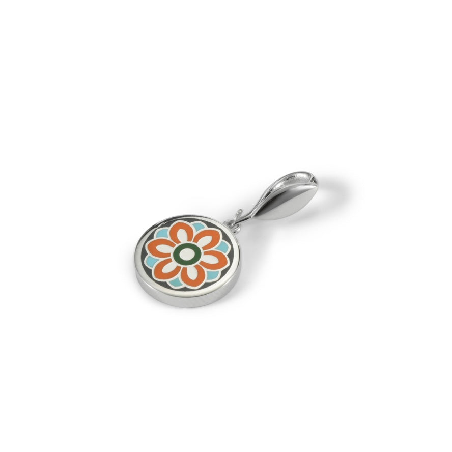 Lotus Blessing Phone Charm (Silver Pendant)