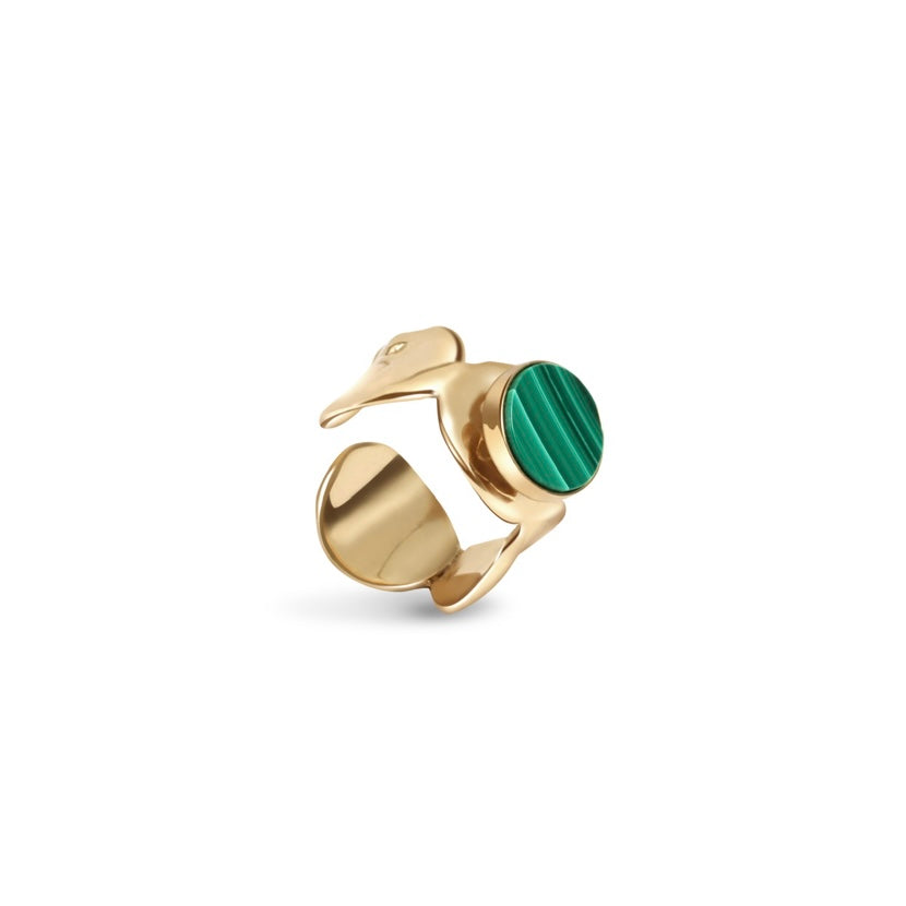 Malachite Stone Ring